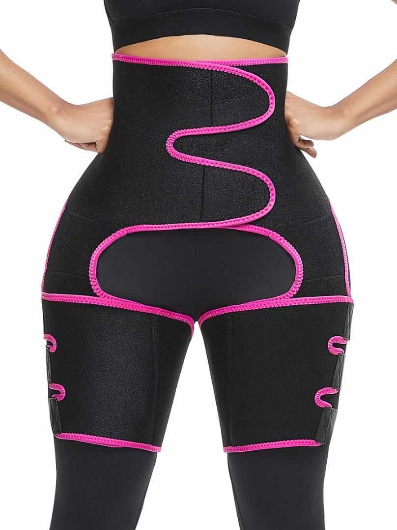 Sweat High Waist Thigh Trimmer Butt Lifter Shapewear Belt 3 In 1 Adjustable Belt - GSINAS.com