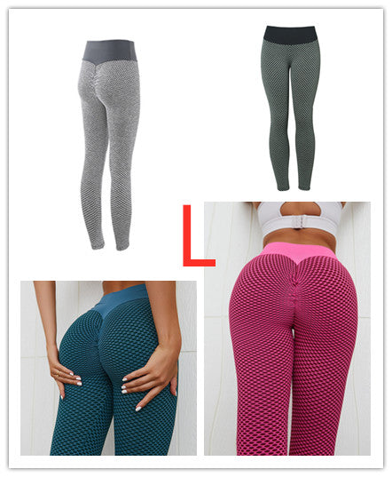 Plaid Leggings Fitness Yoga Pants Women's Seamless High Waist Breathable Gym Leggings - GSINAS.com