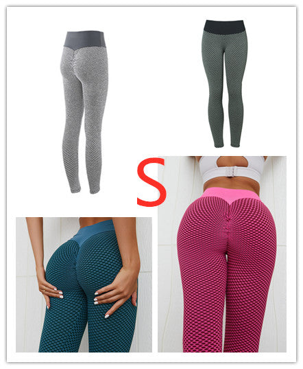 Plaid Leggings Fitness Yoga Pants Women's Seamless High Waist Breathable Gym Leggings - GSINAS.com