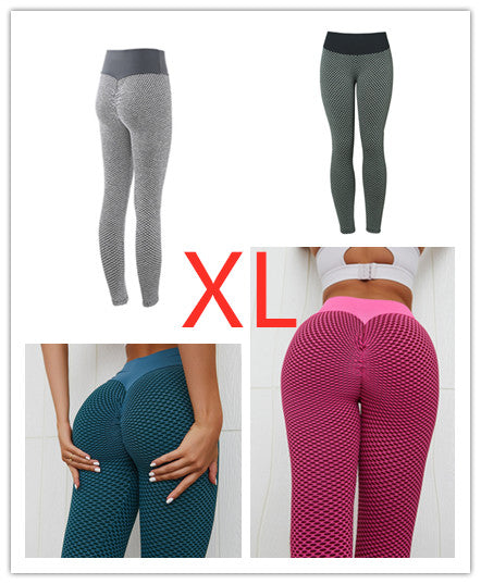 Plaid Leggings Fitness Yoga Pants Women's Seamless High Waist Breathable Gym Leggings - GSINAS.com