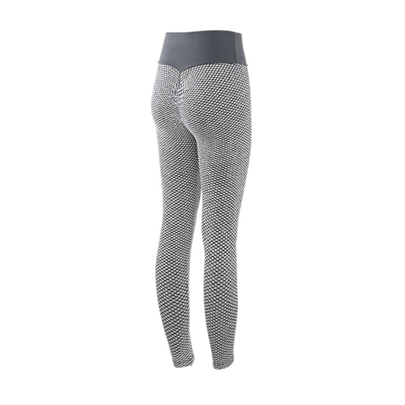 Plaid Leggings Fitness Yoga Pants Women's Seamless High Waist Breathable Gym Leggings - GSINAS.com