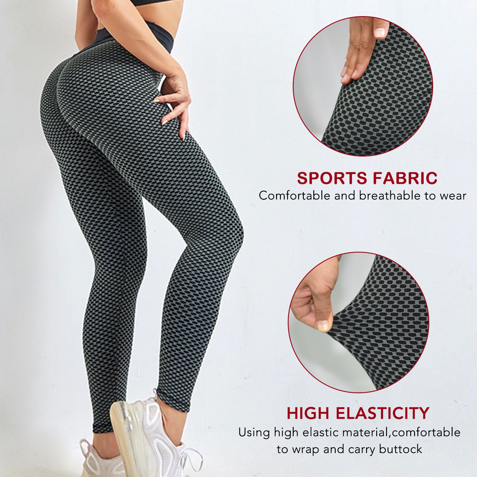 TIK Tok Leggings Women Butt Lifting Workout Tights Plus Size Sports High Waist Yoga Pants Small Amazon Banned - GSINAS.com