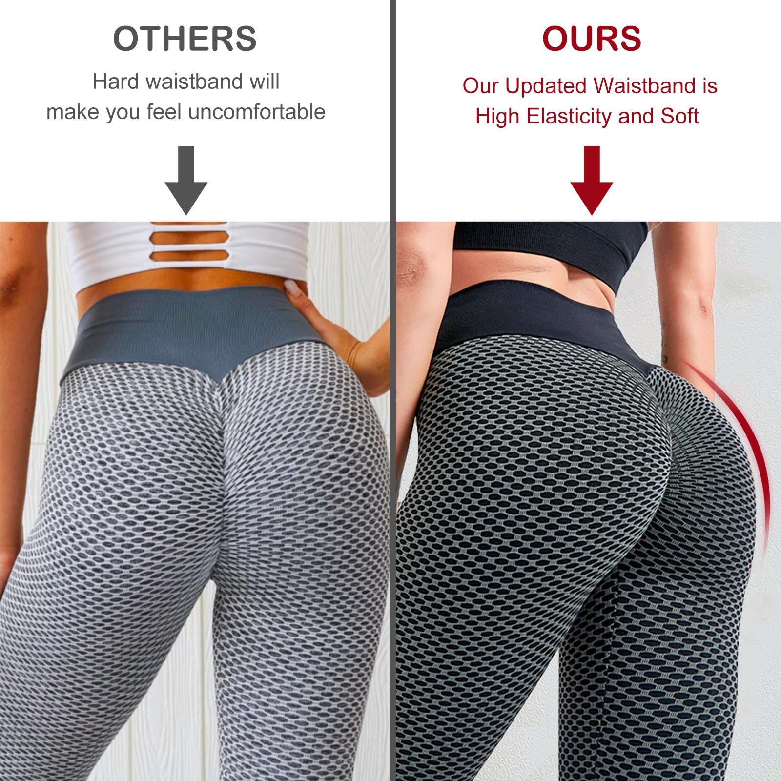 TIK Tok Leggings Women Butt Lifting Workout Tights Plus Size Sports High Waist Yoga Pants Small Amazon Banned - GSINAS.com