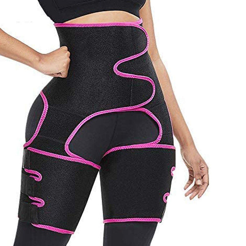 Sweat High Waist Thigh Trimmer Butt Lifter Shapewear Belt 3 In 1 Adjustable Belt - GSINAS.com