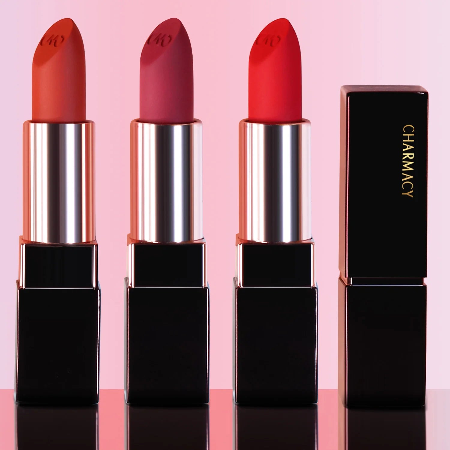 CHARMACY Matte Luxury Velvet Lipstick Waterproof Long-lasting High Quality Korean Lipsticks Lips for Women Makeup Cosmetic - GSINAS.com