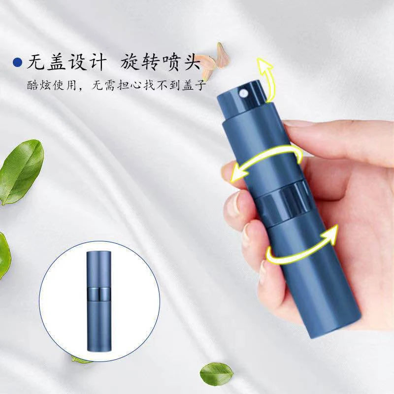 Metal Aluminum Portable Perfume Bottle - Refillable 15ml or 20ml Empty Cosmetic Spray Bottle for Travel Sub-bottle and Liner Glass.