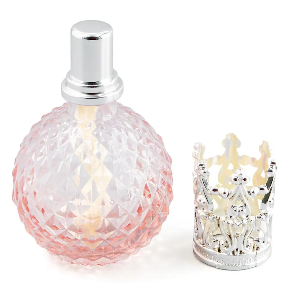 Catalytic Pineapple Fragrance Diffuser - Tan Lamp Wick with Aromatherapy Oil for Fragrant Glass Bottle and Ceramic Burner Gift.