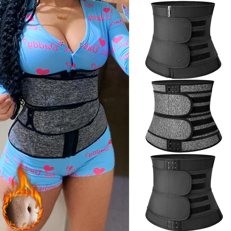 Neoprene Body Shaper with Tummy Sweat Trimmer and Slimming Sheath Corset