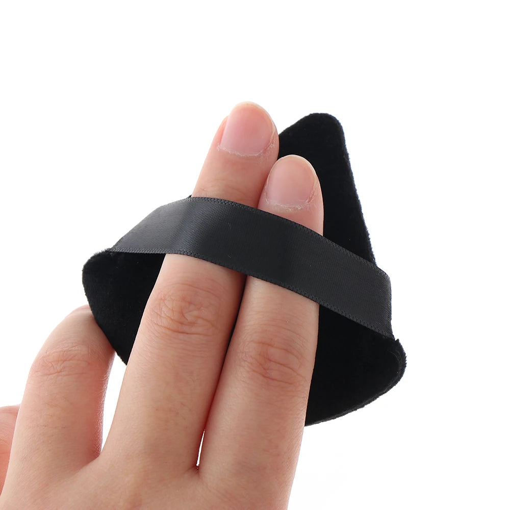 Mini Triangle Velvet Makeup Sponge - Washable Cotton Powder Puff for Cosmetics - GSINAS.com