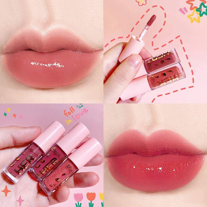 Moisturizing Velvet Mini Lip Gloss Oil Long Lasting Matte Air Lip Glaze Tint - GSINAS.com