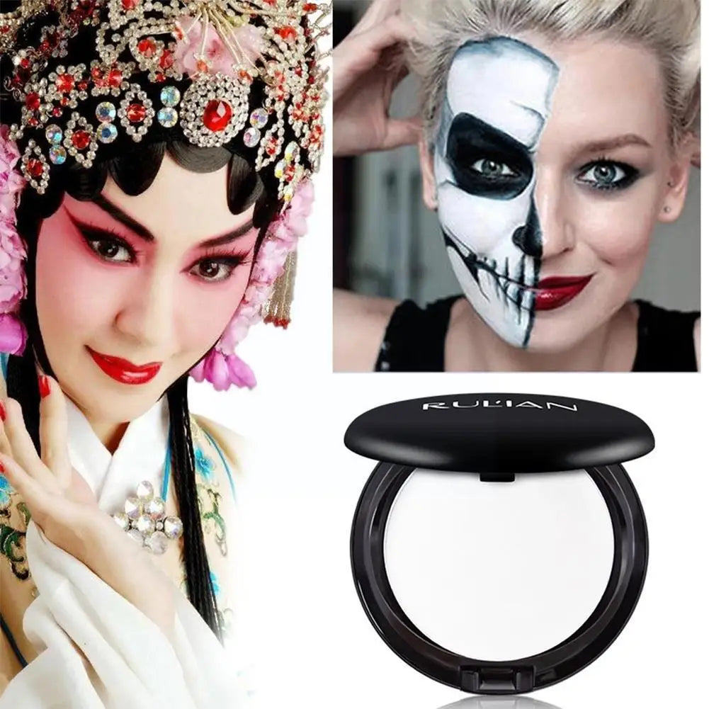 White Makeup Foundation Cream Concealer Cosplay White Zombie Make-Up Face Cream Halloween Face - GSINAS.com