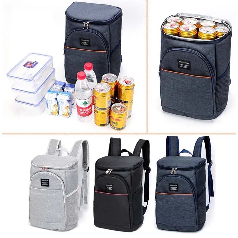 DENUONISS 20L Thermal Backpack Waterproof Thickened Cooler Bag Large Insulated Bag Picnic Cooler Backpack Refrigerator Bag - GSINAS.com