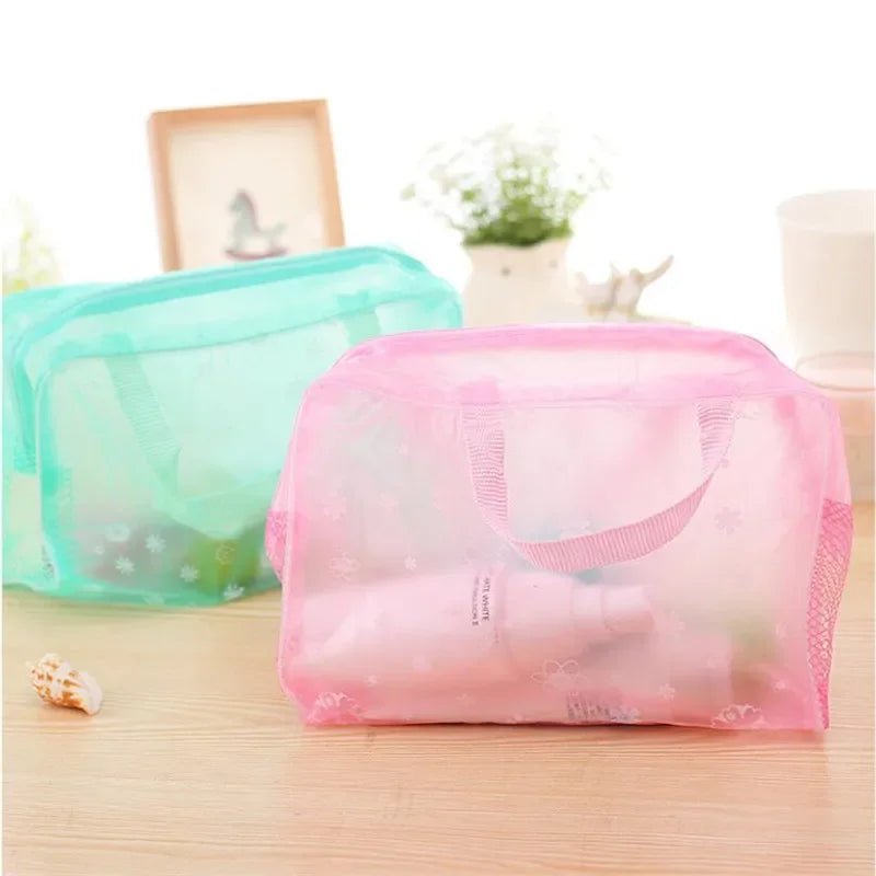 Women's Waterproof Makeup Bag Cosmetic Bags Travel Toiletry Wash Case Handbag Organizer Waterproof Female Storage Make Up Cases - GSINAS.com