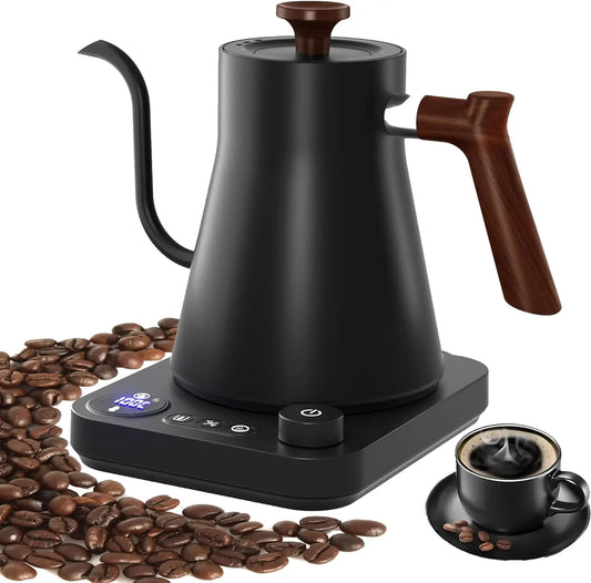 Electric Gooseneck Kettle 900ML Hand Brew Coffee