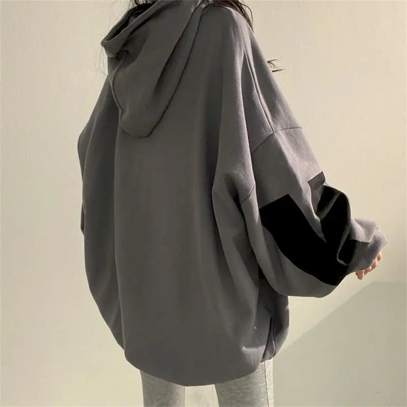 Fashion Letter Printing Hoodies Women 2024 Spring Summer Thin Street Sports Loose Large Size Casual Hooded Pullover Womens Tops