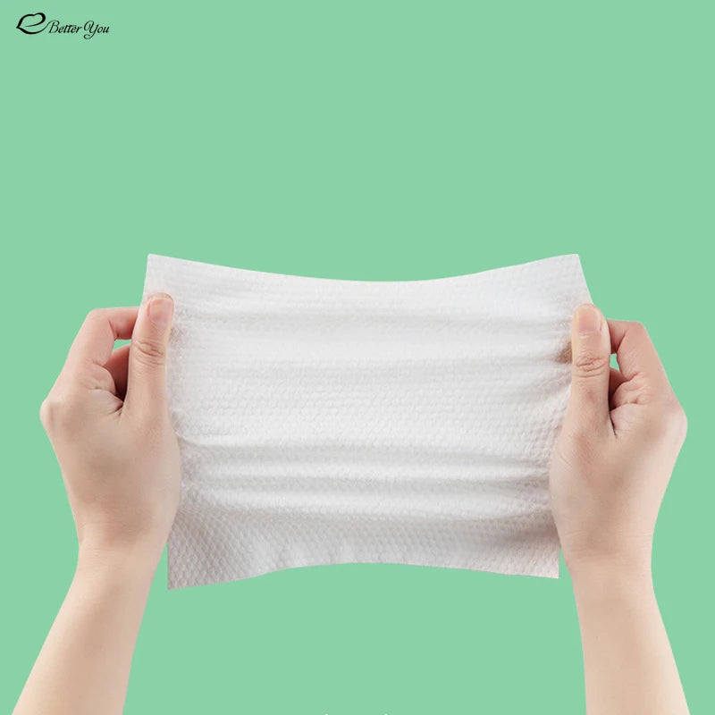 Disposable Cleaning Wipes Makeup Remover Soft Cotton Towels Dry Wet Skin Care Paper Wash Face Towel Face Wipes Makeup Remover - GSINAS.com