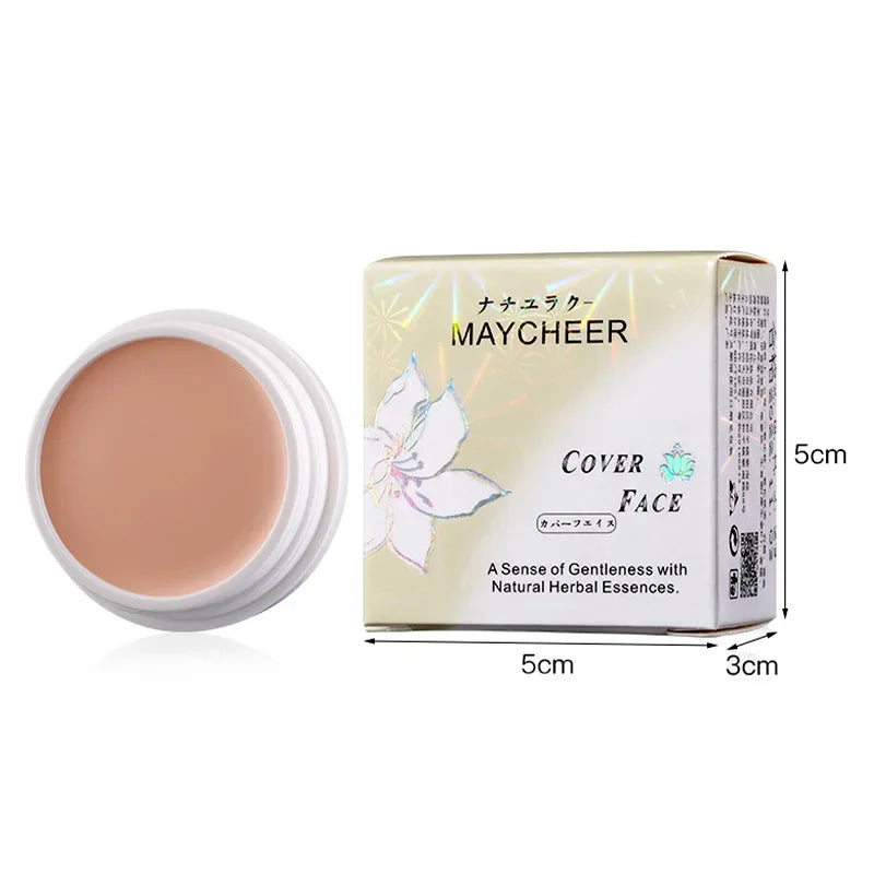 Concealer Foundation Cream Waterproof Lasting Deep Complexion Dark Circles Acne Marks Cover Spot Moisturize Face Makeup Cosmetic - GSINAS.com