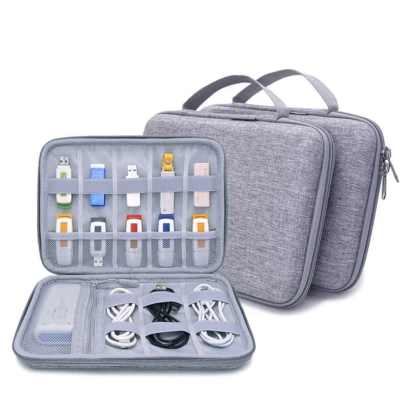 Electronic Gadget Storage Bag Office Accessories U Disk U Shield HDD Memory Card Organizer Storage Bag - GSINAS.com