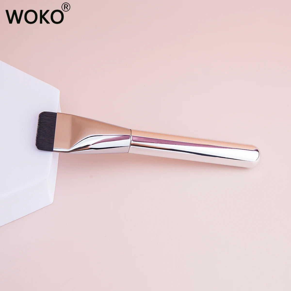 Ultra Thin Foundation Brush Lightweight and Thin Face Contour Brush Flat Contour Brush Blending Foundation Cream Makeup Brushes - GSINAS.com