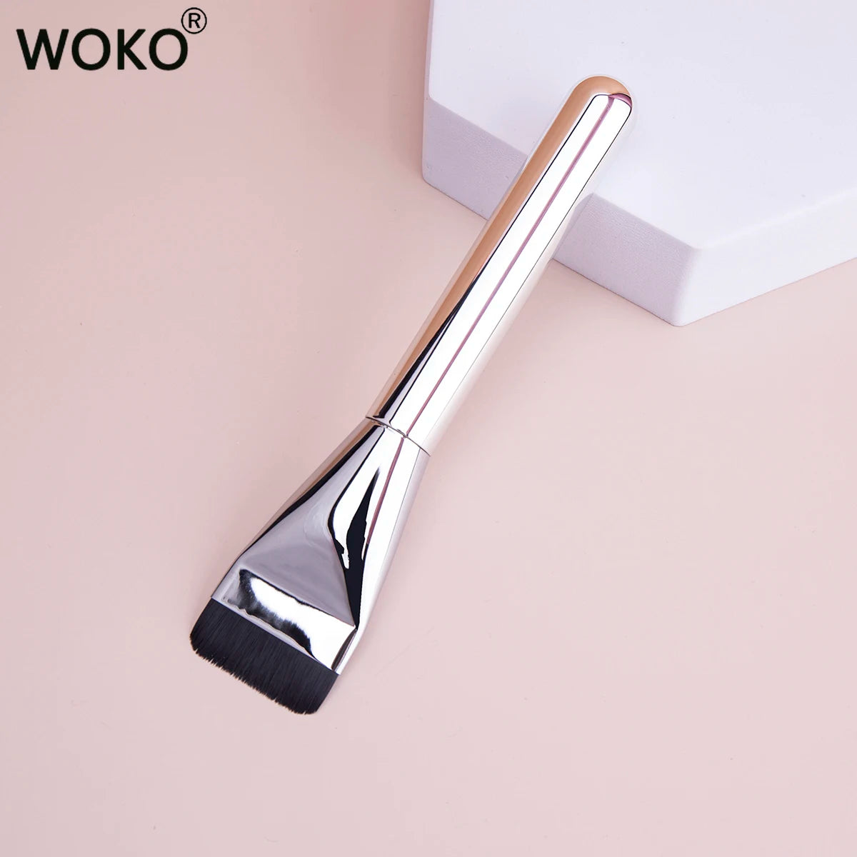 Ultra Thin Foundation Brush Lightweight and Thin Face Contour Brush Flat Contour Brush Blending Foundation Cream Makeup Brushes - GSINAS.com