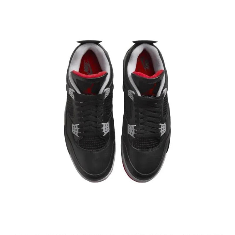 Jordan Air Jordan 4 "Bred Reimagined "Wear-resistant Mid-top Retro Basketball Shoes for Men's - GSINAS.com