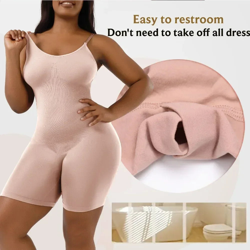 Mujeres Shapewear Bodysuit - Tummy Control Seamless Plus Size Body Shaper for a Firm Figure. - GSINAS.com