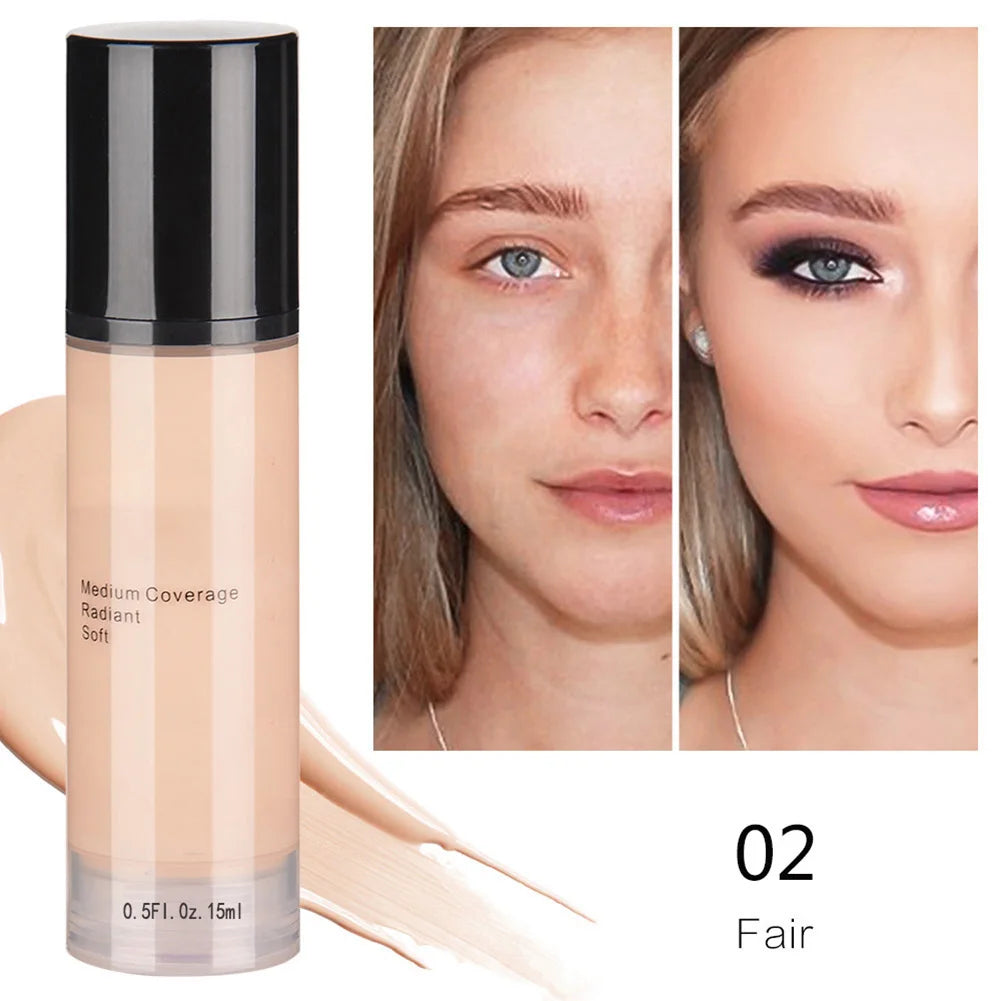 Matte Liquid Foundation Face Makeup Moisturizing Hide Pores Cover Freckles Scars For Skin Tone Makeup Foundation Face Makeup - GSINAS.com