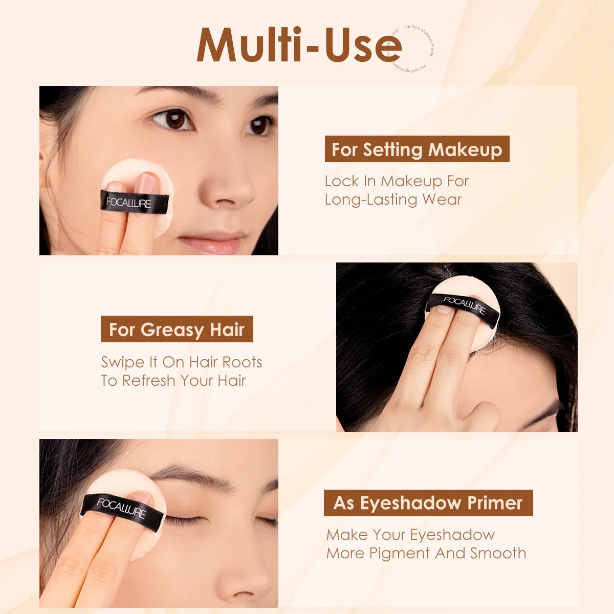 Focallure Invisible Finish Loose Setting Powder Translucent Natural Soft Face Makeup Powder Oil Control Face Loose Powder - GSINAS.com