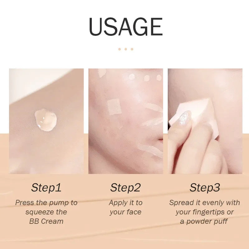 BB Cream Base Makeup Long Lasting Waterproof Brighten Skin Tone Cover Blemishes 30ml Concealer Foundation Liquid Face Makeup - GSINAS.com