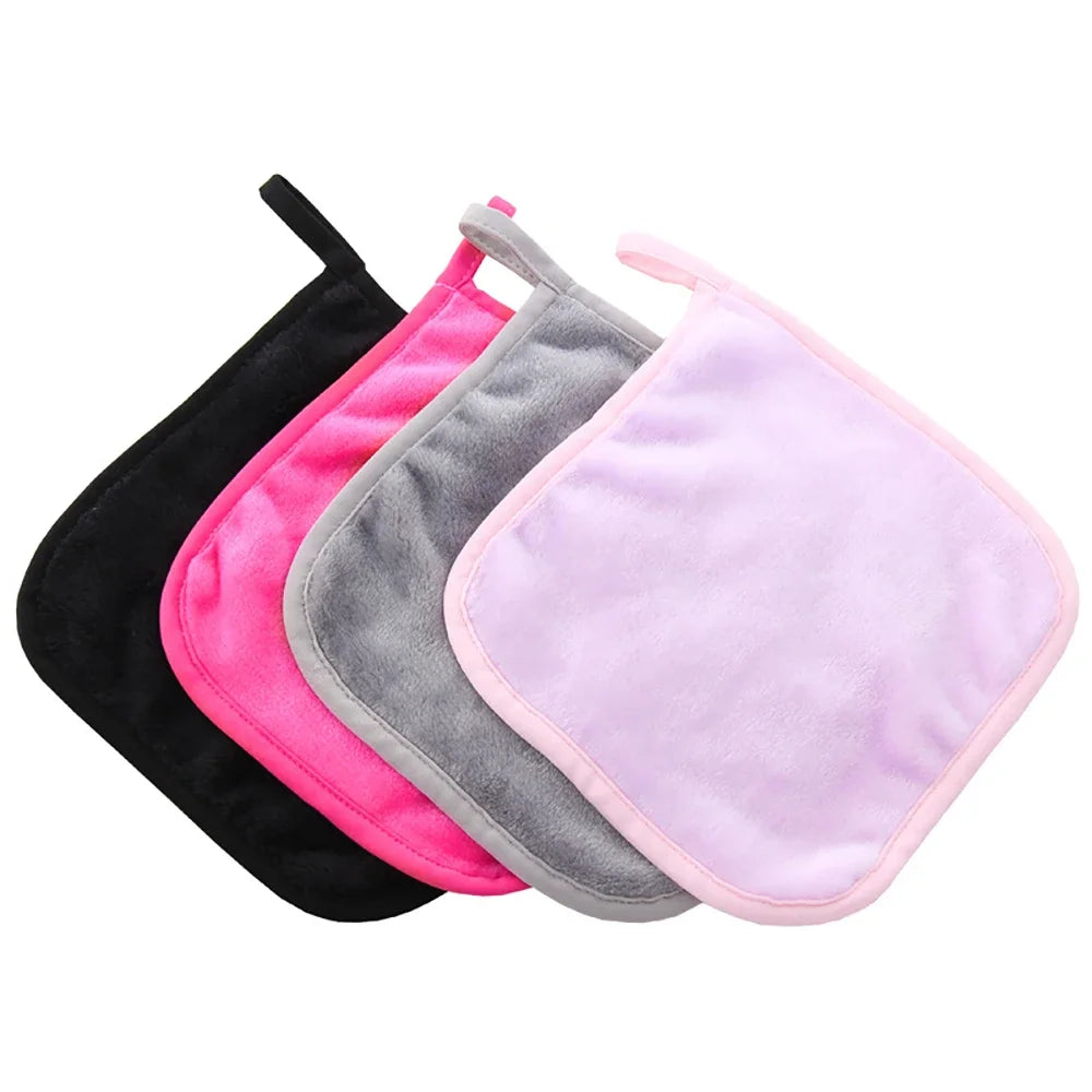 Reusable Makeup Remover Cloth Microfiber Face Towel Make Up Eraser Facial Cleaning Pad Face Cleaner Wipes Skin Care Tools