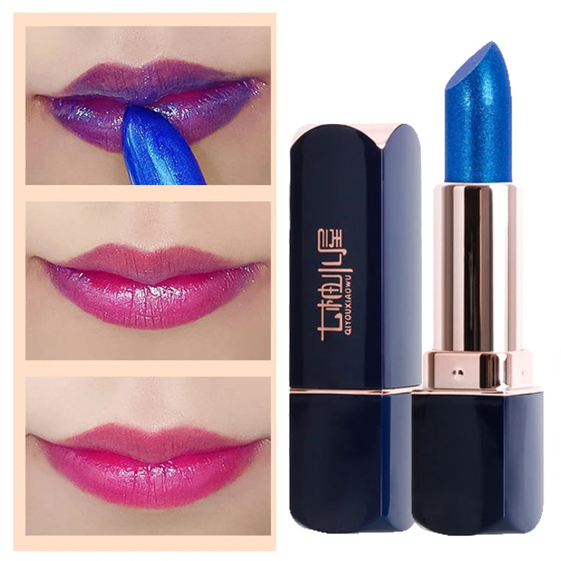 Blue Lipstick Magic Lipsticks Lipstick 24 Hours Waterproof Korean Makeup Halloween Cosmetics Free Shipping Female Makeup YZL9 - GSINAS.com