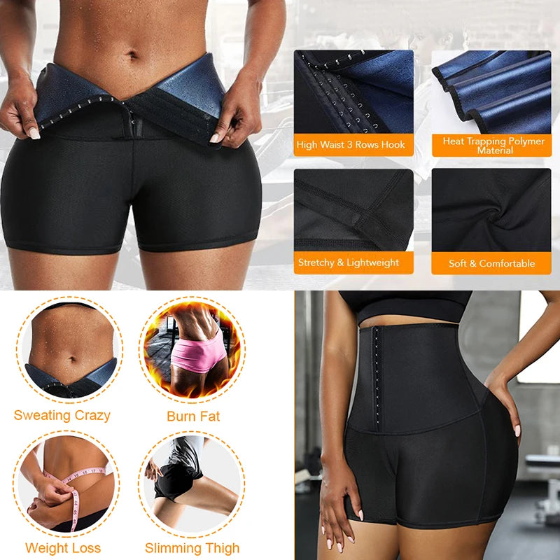 Weight Loss Slimming Shapewear with Waist Trainer and Tummy Control Thermo Leggings.