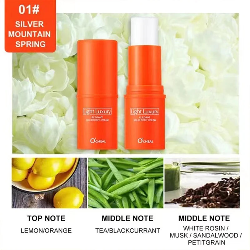 3 Pcs S Deodorant Body Portable Perfumes Stick Pocket Long Lasting Fragrance Antiperspirant Balm Women Men