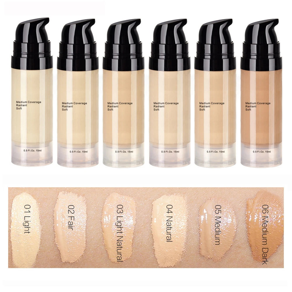 Matte Liquid Foundation Face Makeup Moisturizing Hide Pores Cover Freckles Scars For Skin Tone Makeup Foundation Face Makeup - GSINAS.com