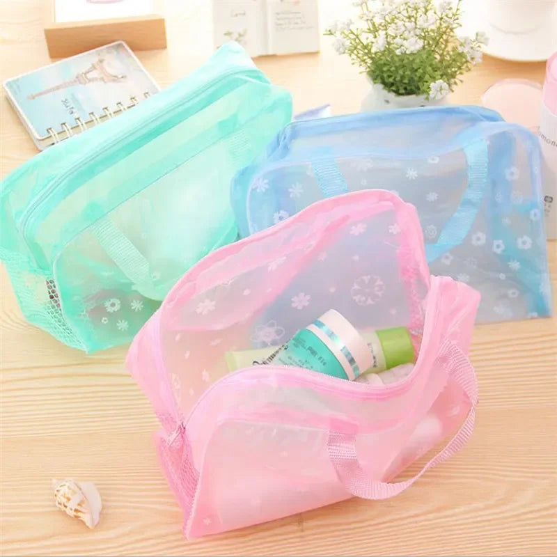 Women's Waterproof Makeup Bag Cosmetic Bags Travel Toiletry Wash Case Handbag Organizer Waterproof Female Storage Make Up Cases - GSINAS.com