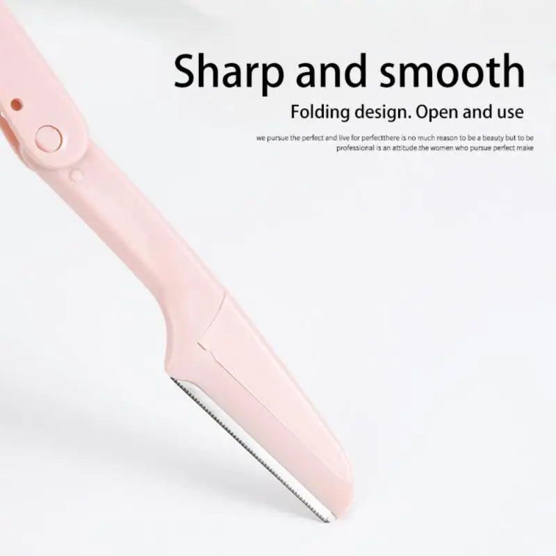 Safe Folding Ladies Face Shaver Eyebrow Trimmer Blade Anti-Scratch Razor Makeup Tools Eyebrow Trimmer Face Razor for Women - GSINAS.com