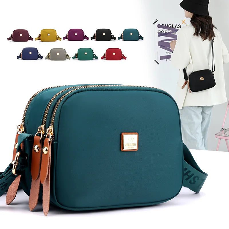 Small Shoulder Bag Women CrossBorder Supply Of Nylon Fabric Leisure Mini Shoulder Bag Ladies Embroidered Han Pocket - GSINAS.com