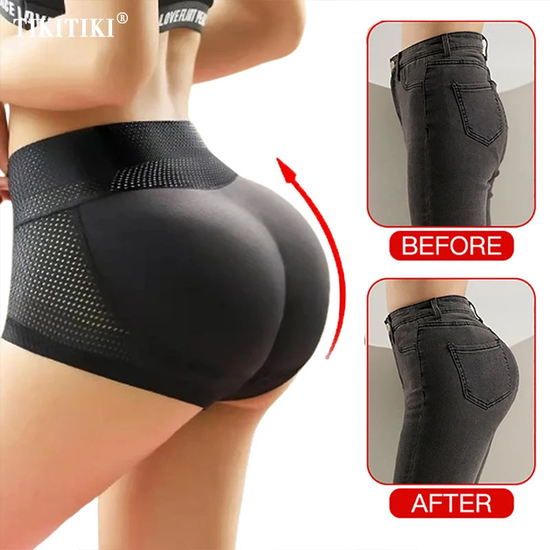 Butt Lifter High Waist Fake Buttocks Control Panties with Padded Underwear Briefs - GSINAS.com