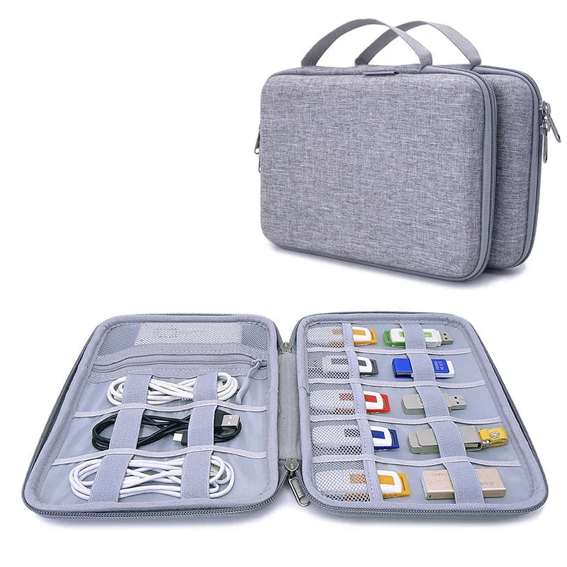 Electronic Gadget Storage Bag Office Accessories U Disk U Shield HDD Memory Card Organizer Storage Bag - GSINAS.com