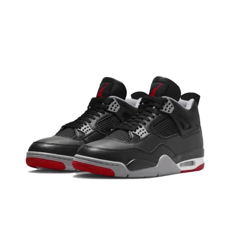 Jordan Air Jordan 4 "Bred Reimagined "Wear-resistant Mid-top Retro Basketball Shoes for Men's - GSINAS.com