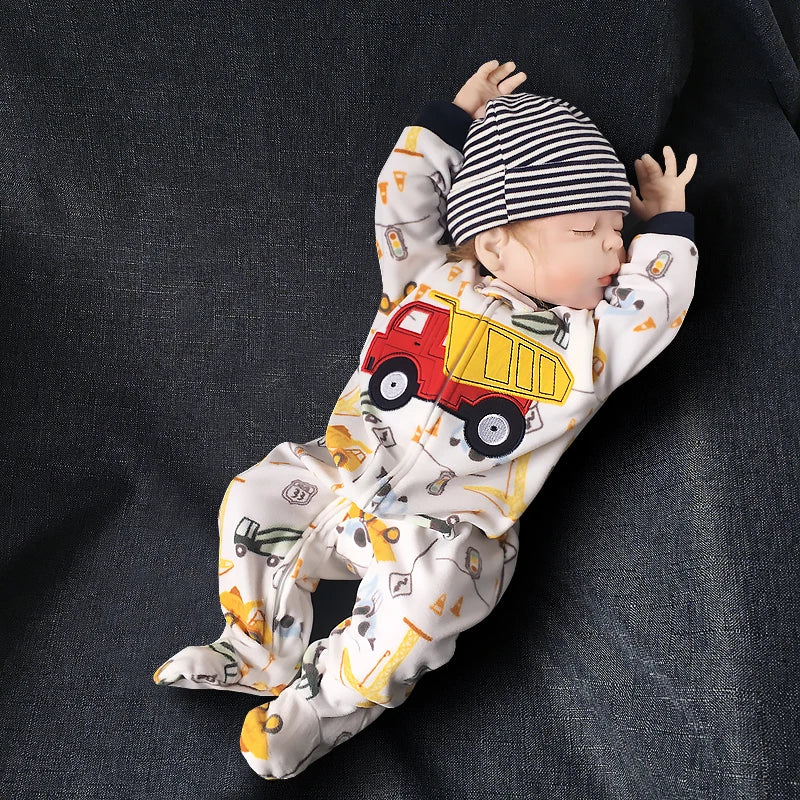 2024 New In Baby Pajamas Zipper Up Clothes Fleece Girls Romper Warm Winter Overalls Boys Outfits Infants Baby Clothes - GSINAS.com