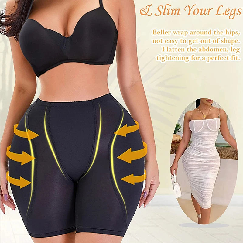 Padded Shapewear with Bottom Enhancer and Hip Dip Smoothing for Women's Body Shaping. - GSINAS.com