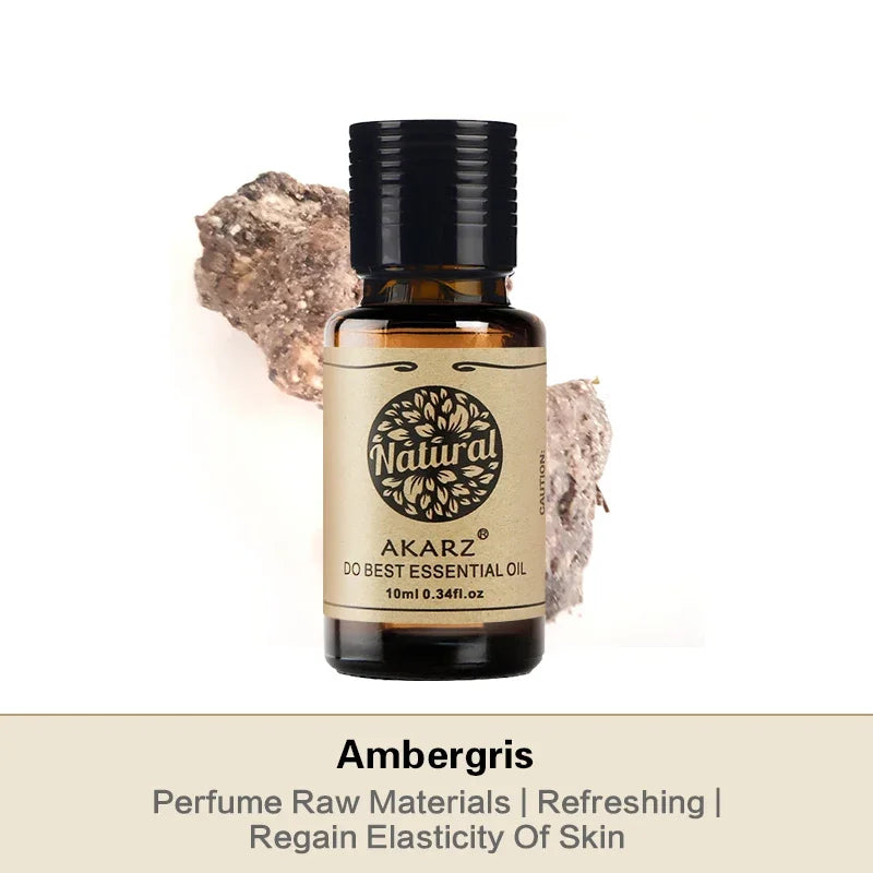 AKARZ Ambra eteerinen öljy Luonnollinen aromaterapia hajuvesi Raaka-aineet Ambergris Oil