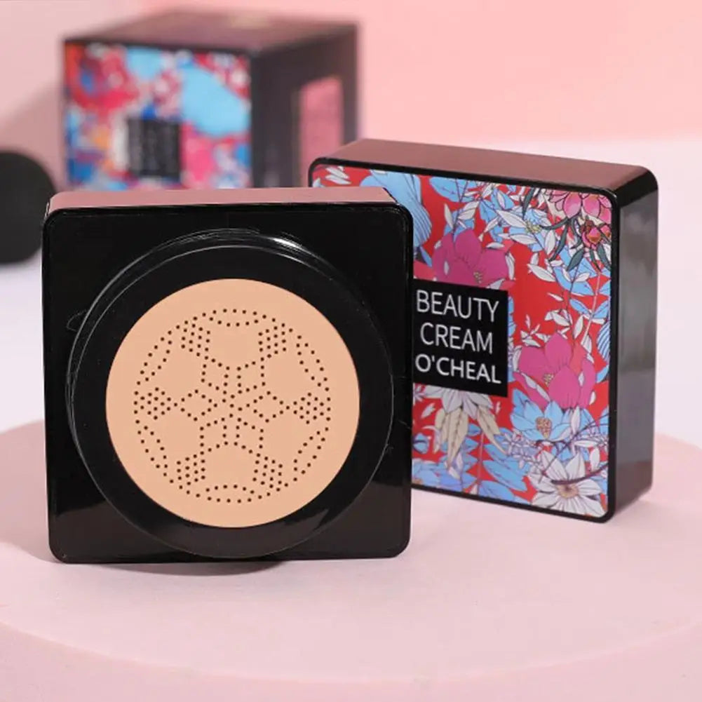 Mushroom Head Air Cushion BB Cream Foundation Cream For Face Makeup Face Makeup Concealer Cushion For Face Base Cream With White - GSINAS.com