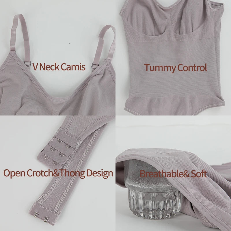 Tummy Control with Thong and Thigh Slimming Corset Waist Trainer Underwear. - GSINAS.com