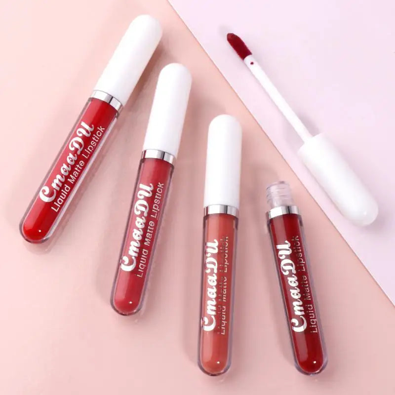 CmaaDu 18 Colors Velvet Matte Lipsticks Pencil Waterproof Long Lasting Sexy Lip Stick Non-Stick Makeup Lip Tint Pen Women 2023 - GSINAS.com