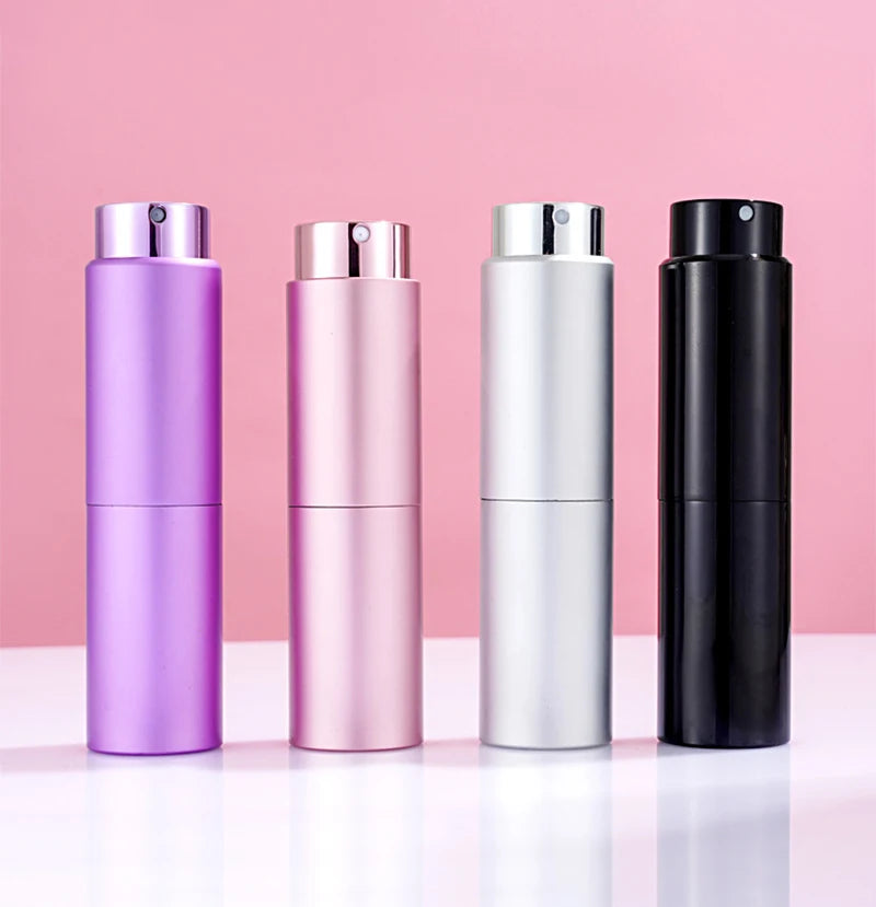 20ml 10ml Portable Perfume Bottle Aluminum Empty Spray Bottle Mini Glass Liner Fine Mist Sprayer Atomizer Cosmetic Containers