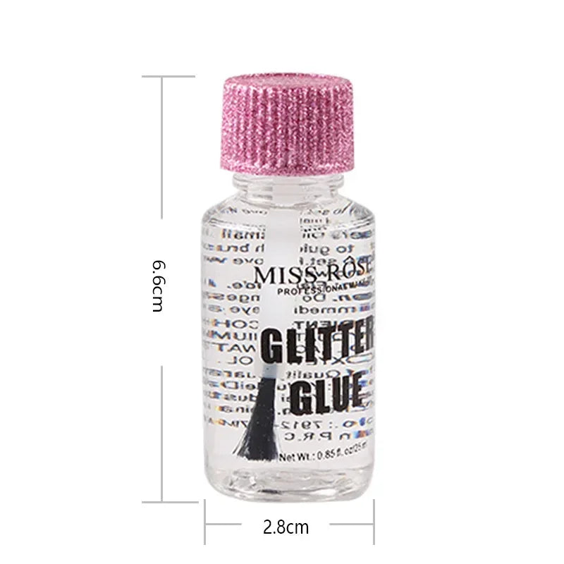 Miss Rose Makeup Face &amp; Body Fix Gel Loose Eyeshadow Primer Glue Glitter Eye Shadow io -luomivärille 0.85oz/25ml 