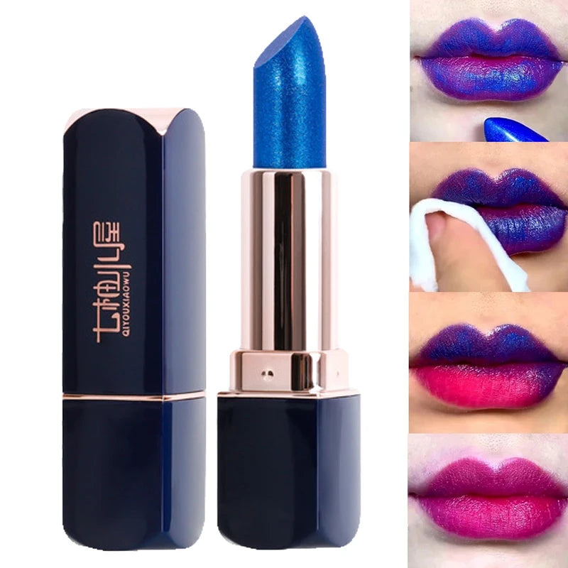 Blue Lipstick Magic Lipsticks Lipstick 24 Hours Waterproof Korean Makeup Halloween Cosmetics Free Shipping Female Makeup YZL9 - GSINAS.com