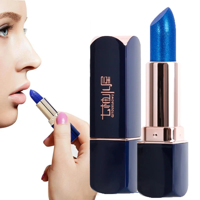 Blue Lipstick Magic Lipsticks Lipstick 24 Hours Waterproof Korean Makeup Halloween Cosmetics Free Shipping Female Makeup YZL9 - GSINAS.com